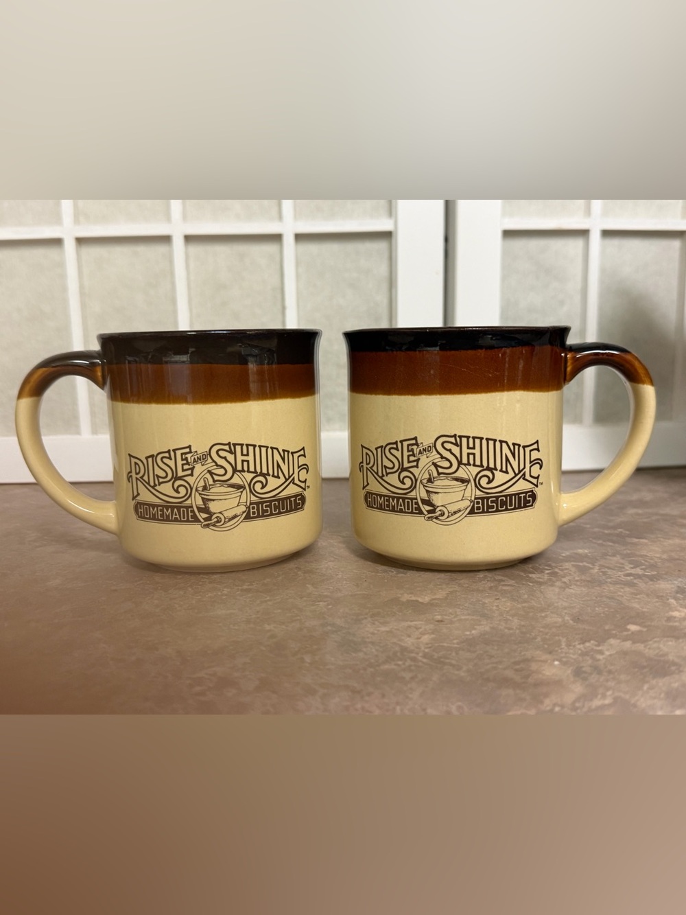 Vintage Hardee’s Rise and Shine Mugs-Set of 2